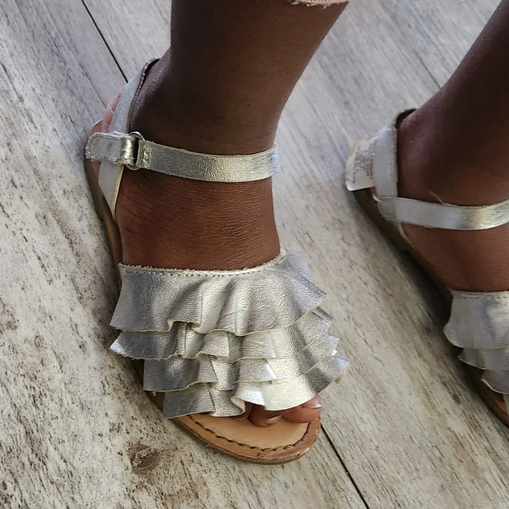 Crazy 8 Toddler Silver Sandals
